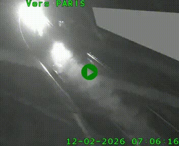 Caméra routière sur l'autoroute A20 à Saint-Pardoux-l'Ortigier, à la jonction avec l'A89. Vue orientée vers Paris