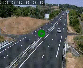 Caméra autoroutière France - A75, Coren, en direction de Montpellier