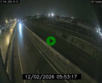 Webcam sur la N165 à hauteur de Caudan, dans le Morbihan.