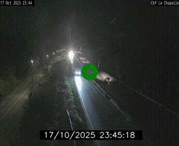 Webcam sur le périphérique de Nantes (N844) à hauteur de Porte de la Chapelle, au nord de la ville