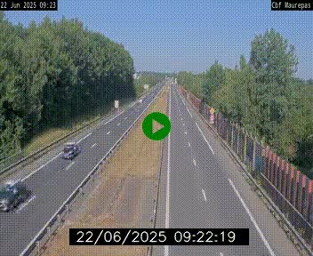 Webcam sur le périphérique de Rennes (N136) à hauteur de Maurepas, au nord de la ville