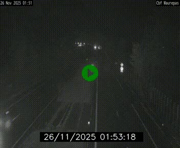 Webcam sur le périphérique de Rennes (N136) à hauteur de Maurepas, au nord de la ville