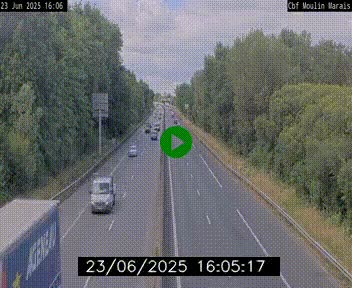 Webcam sur le périphérique de Nantes (N844) entre la Porte de Saint-Luce et la Porte d'Anjou, à l'est de la ville