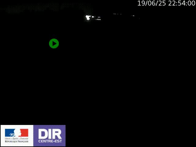 Webcam sur le contournement de Valence, sur la Nationale 7, à la jonction avec la N532, caméra orientée vers Grenoble