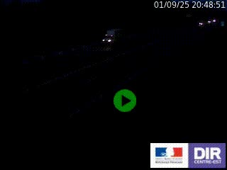 Webcam autoroute sur l'A77 à hauteur de Pouilly-sur-Loire en direction de Nevers