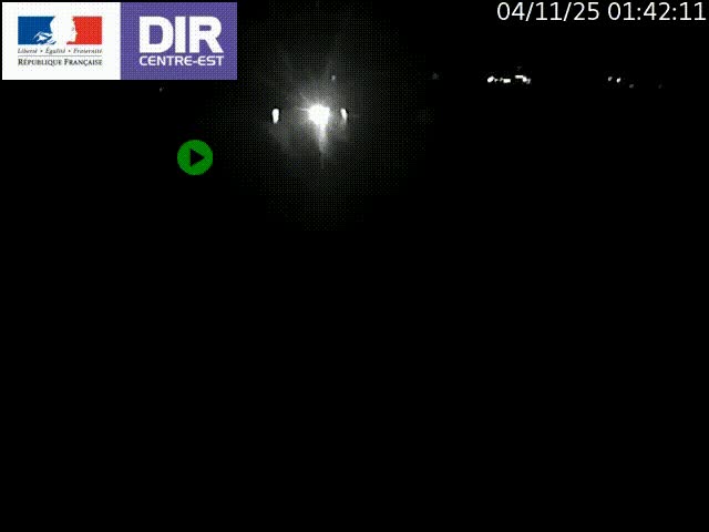 Webcam sur le contournement de Valence, sur la Nationale 7, caméra orientée vers Lyon