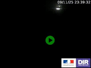 Webcam routière sur la RN7 à hauteur de Toulon-sur-Allier, entre Moulins et Vichy