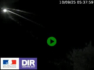 Webcam au niveau du col de Bois Clair à hauteur de Cluny sur la N79. Vue orientée vers Mâcon