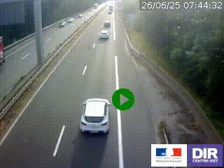 Webcam sur la nationale N90 à Gilly-sur-Isère, en direction et à proximité d'Albertville