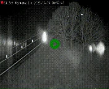 Webcam à hauteur du Leclerc Normanville sur la N154. Vue orientée vers Rouen