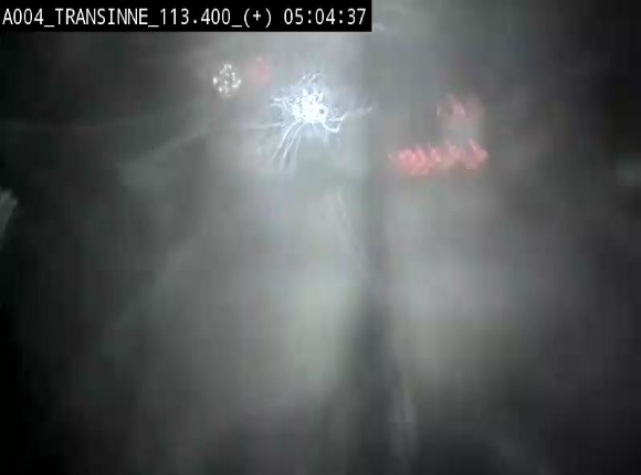 Webcam dans les Ardennes sur l'E411 à hauteur de Transinne. Vue orientée vers le sud de la Belgique