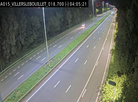 Webcam autoroute Belgique - Villers-le-Bouillet - E42 direction Liège - BK 18.7