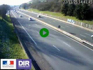 Webcam routière à Saint-Etienne-Terrenoire sur la RN88 avant la jonction entre l'A72 et le Boulevard Périphérique de Saint-Etienne