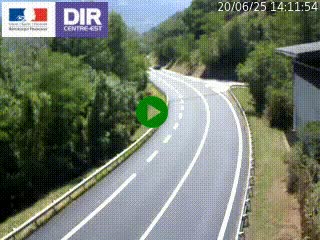 Caméra trafic sur la N90 à Bourg-Saint-Maurice, en provenance d'Aoste et en direction d'Albertville