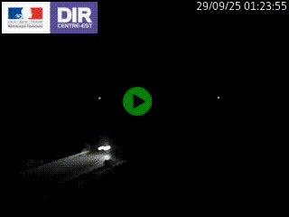 Caméra trafic à Meylan sur la Rocade-Sud de Grenoble en direction d'Aix-en-Provence
