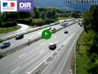 Caméra routière à hauteur de la sortie 15 Chambéry-centre au PK 4,103 en direction d'Albertville