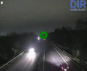 Webcam sur le périphérique de Caen (N814) à l'est de la ville, à Mondeville hauteur de la sortie 2, Presqu'île-Rives de l'Orne, au bout de l'autoroute A13