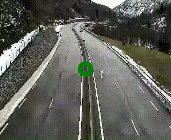 Webcam L'Hospitalet-près-l'Andorre sur N20, en direction d'Andorre