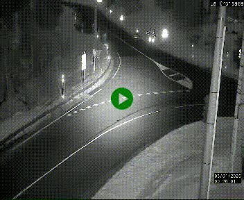 Webcam au carrefour de la croisade, à la jonction entre la N22 et la N320, avant le poste de douane franco-andorrane. Webcam à 1790 mètres d'altitude
