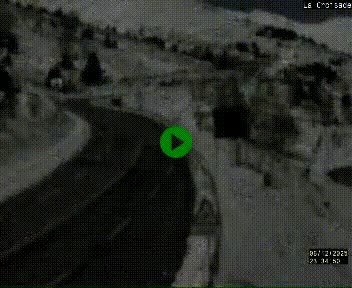 Webcam au carrefour de la croisade, à la jonction entre la N22 et la N320, avant le poste de douane franco-andorrane. Webcam à 1790 mètres d'altitude
