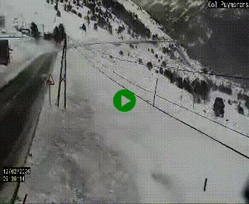 Webcam Col du Puymorens sur N320, en direction de Pas de la Casa (Andorre)