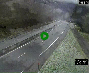 Webcam Ax-les-Thermes sur N20, en direction d'Andorre