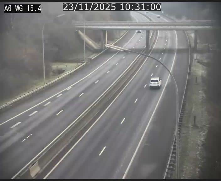 Traffic live webcam Luxembourg Capellen - A6 - BK 15.4 - direction Luxembourg/France/Allemagne