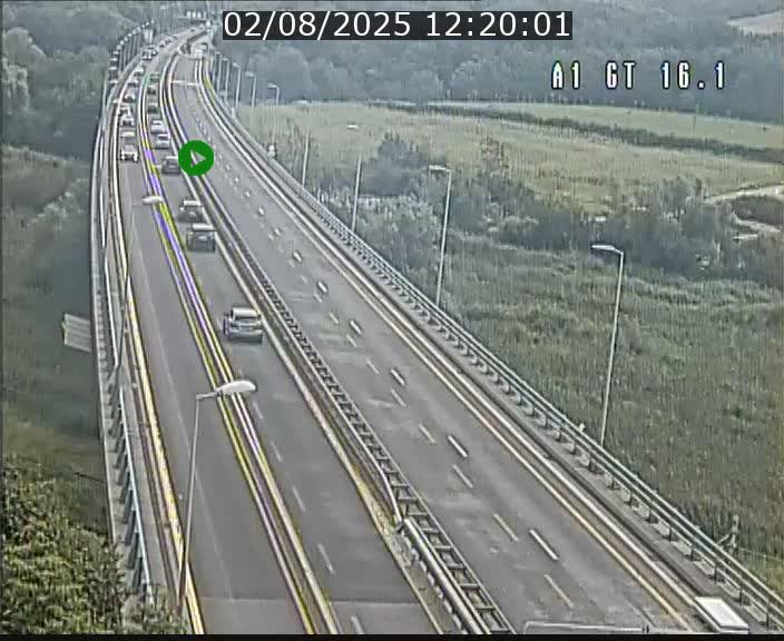 Traffic live webcam Luxembourg Niederanven - A1 direction Allemagne - BK 16.1
