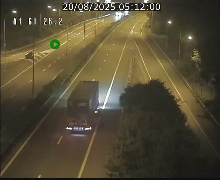 Traffic live webcam Luxembourg Grevenmacher - A1 direction Allemagne - BK 26.2