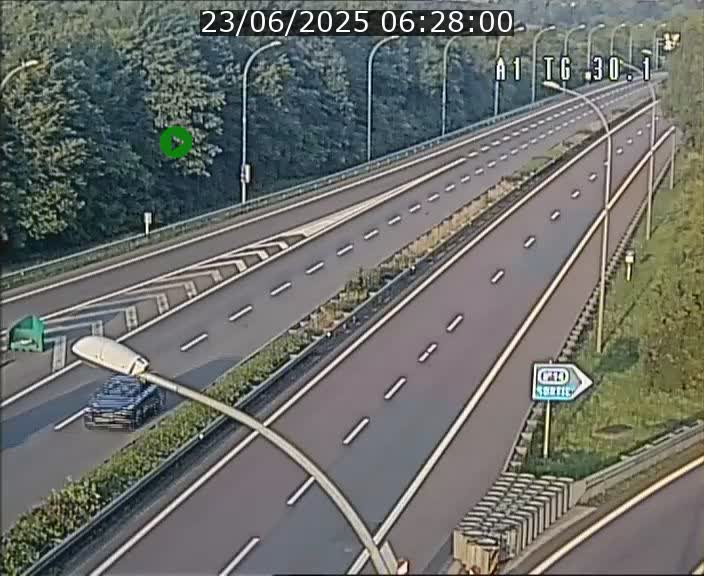 Traffic live webcam Luxembourg Grevenmacher - A1 direction Luxembourg - BK 30.1