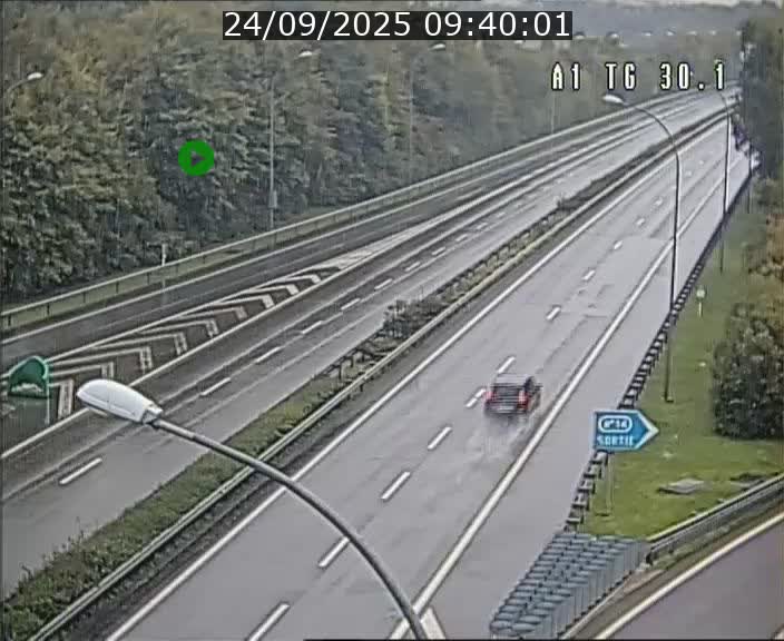 Traffic live webcam Luxembourg Grevenmacher - A1 direction Luxembourg - BK 30.1