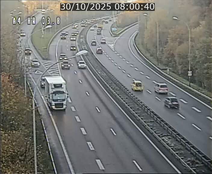 Webcam traffic A4 Luxembourg - BK 3.8 - Leudelange (direction Esch sur Alzette)