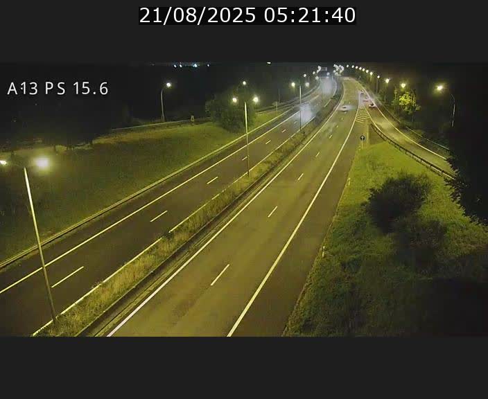 Traffic live webcam Luxembourg Kayl - A13 direction Dudelange - BK 15.6