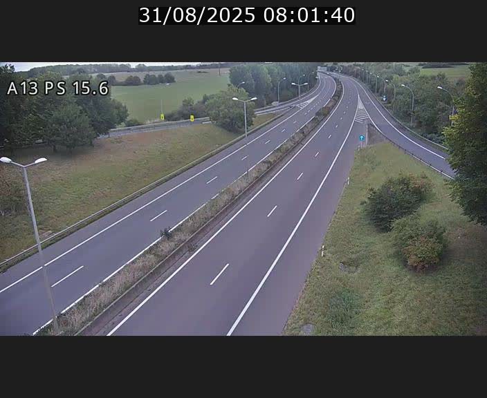 Traffic live webcam Luxembourg Kayl - A13 direction Dudelange - BK 15.6