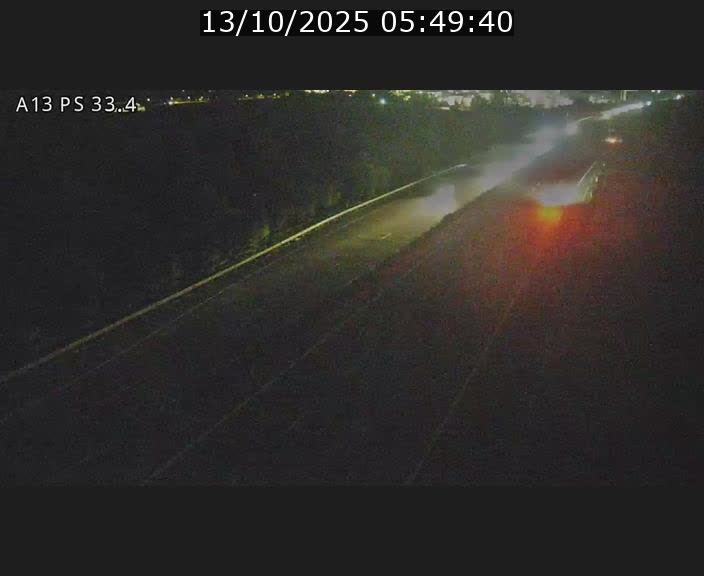 Webcam trafic sur A13 à hauteur de Mondorf-les-Bains en direction d'Altwies