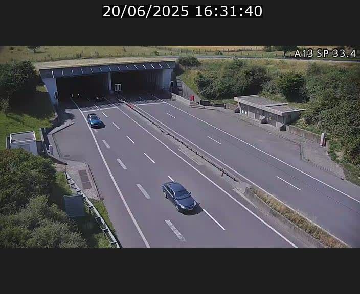 Webcam trafic sur A13 à hauteur d'Altwies en direction de Mondorf-les-bains et en provenance de l'Allemagne