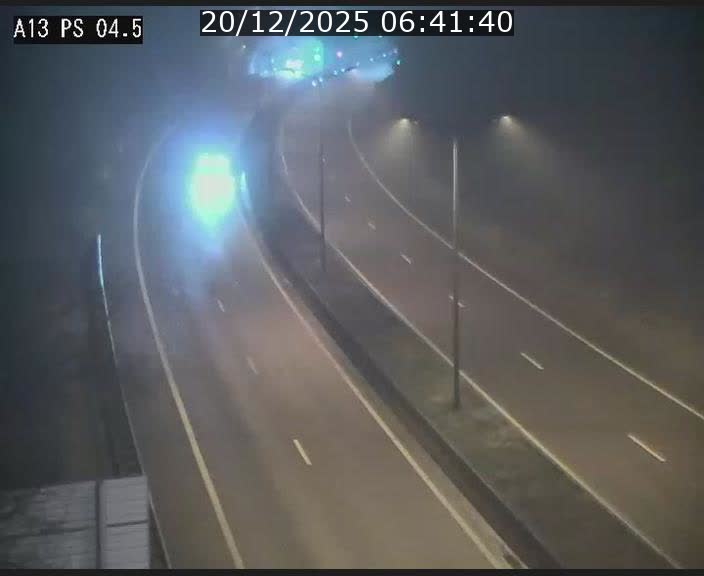 Traffic live webcam Luxembourg Differdange - A13 direction Esch-sur-Alzette - BK 4.5