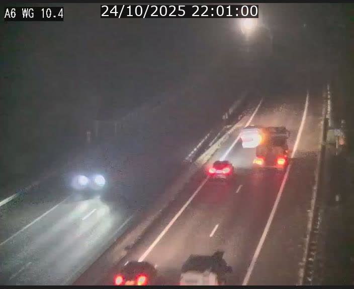 Traffic live webcam Luxembourg Mamer - A6 - BK 10.4 - direction Luxembourg/France/Allemagne