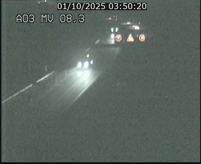 Webcam Autoroute après la Croix de Bettembourg en direction de Luxembourg sur l'A3