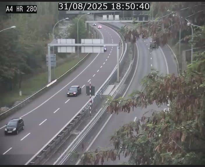 Webcam traffic A4 Luxembourg - BK 0.2 - P+R Bouillon (direction Luxembourg)