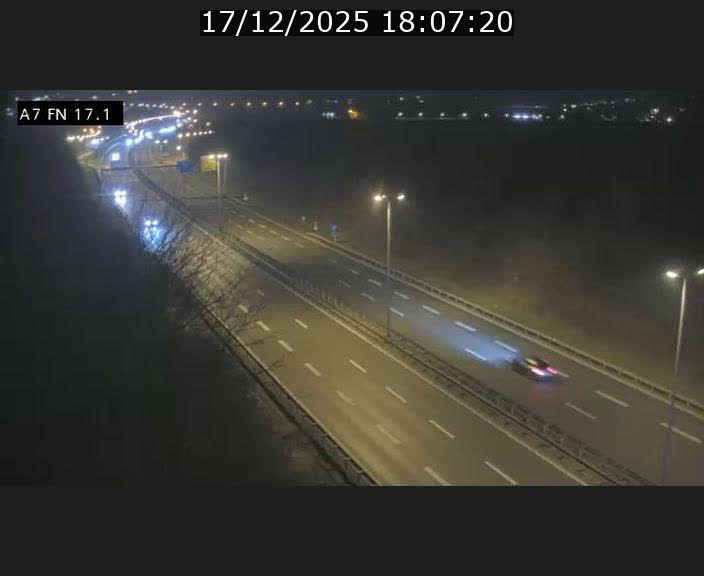 Caméra trafic Luxembourg - A7, Merscherbierg direction Mersch