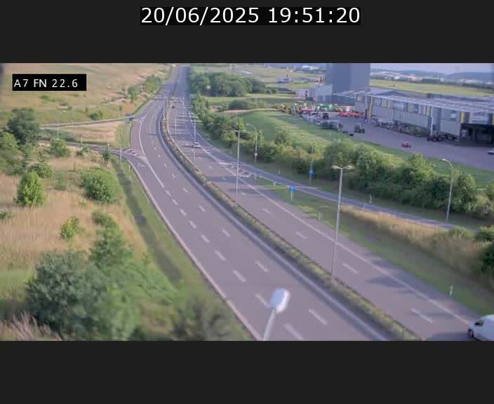 Caméra trafic Luxembourg - A7, Colmar-berg direction Mersch