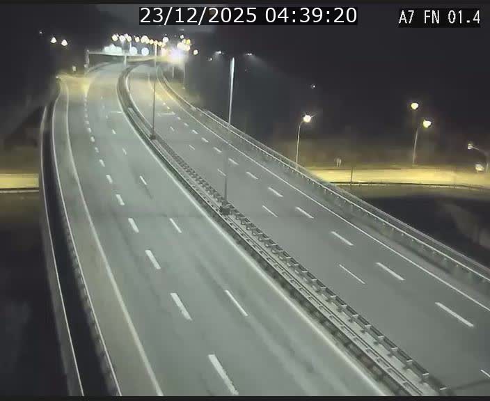 Caméra autoroute Luxembourg A7 - Tunnel Stafelter - direction Echangeur Grünewald