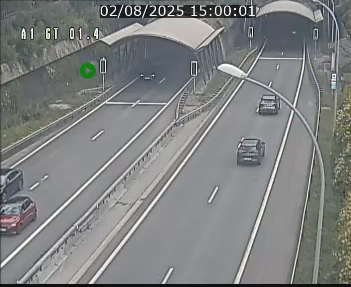 Traffic live webcam Luxembourg Hesperange - A1 direction Kirchberg - BK 1.4