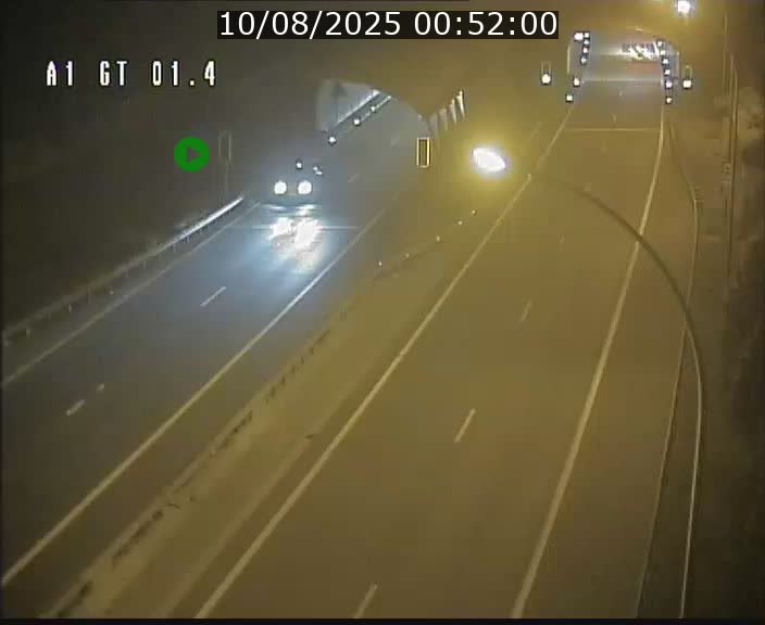 Traffic live webcam Luxembourg Hesperange - A1 direction Kirchberg - BK 1.4