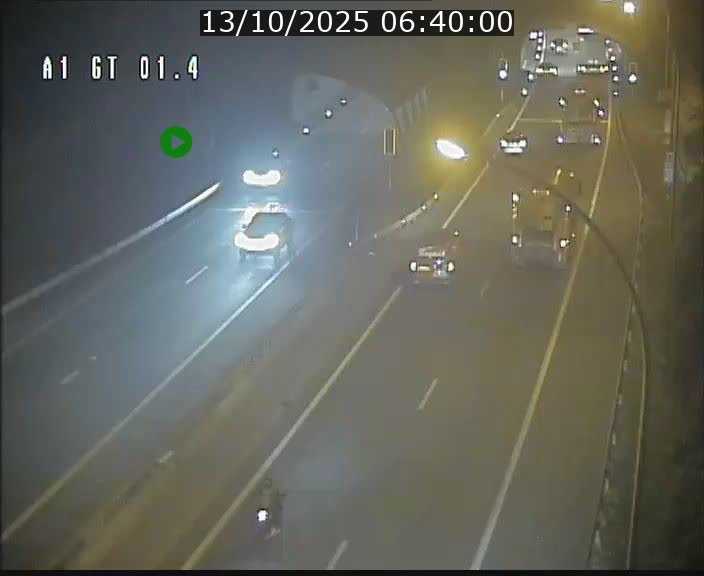 Traffic live webcam Luxembourg Hesperange - A1 direction Kirchberg - BK 1.4
