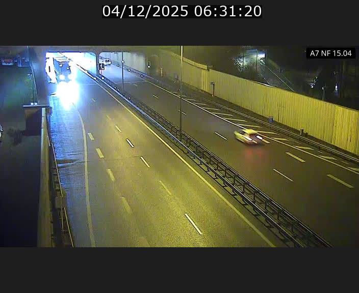 Caméra trafic Luxembourg - A7, Tunnel Mersch, entrée sud, direction Ettelbruck