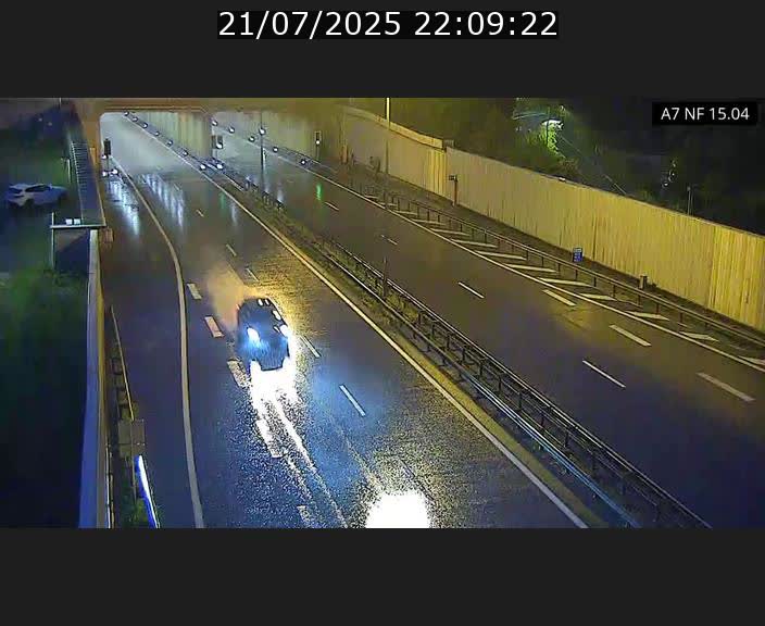 Caméra trafic Luxembourg - A7, Tunnel Mersch, entrée sud, direction Ettelbruck