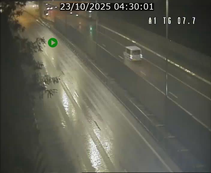 Traffic live webcam Luxembourg Kirchberg - A1 direction Luxembourg-ville - BK 7.7