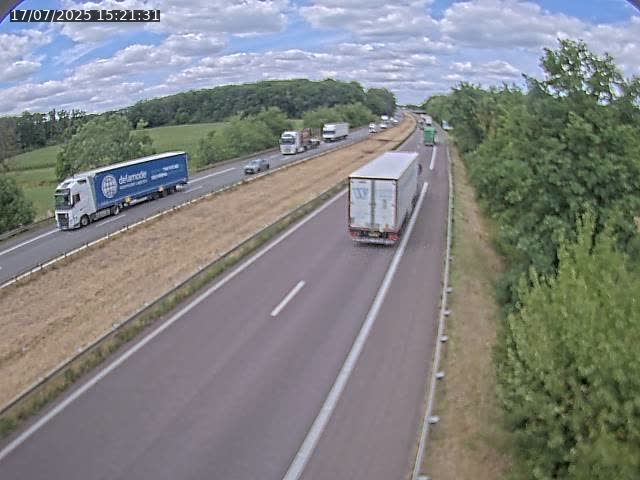Caméra autoroute France - A31, Fey direction Metz